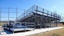 Angle frame bleachers
